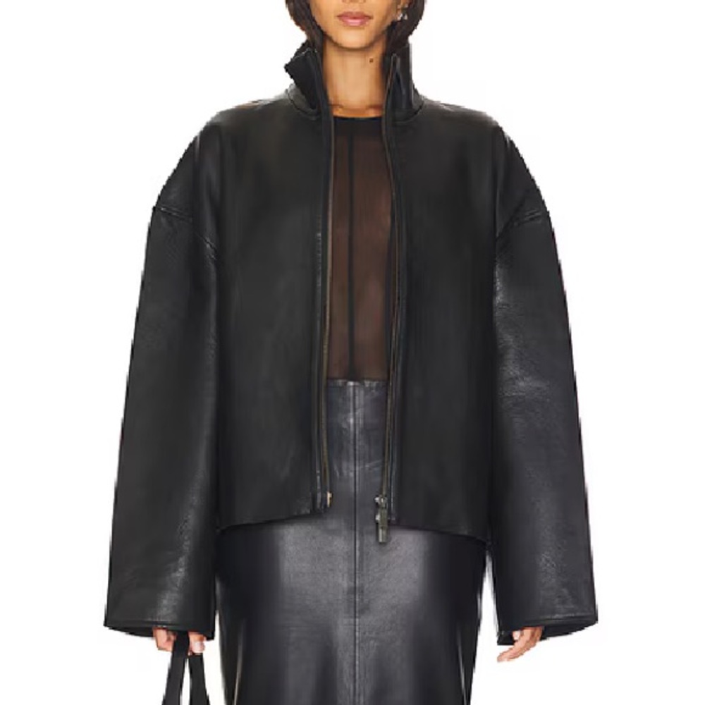 Remain Black Leather Jacket